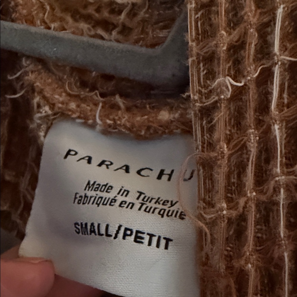 Parachute Waffle Robe small rust/brown color - Picture 5 of 5